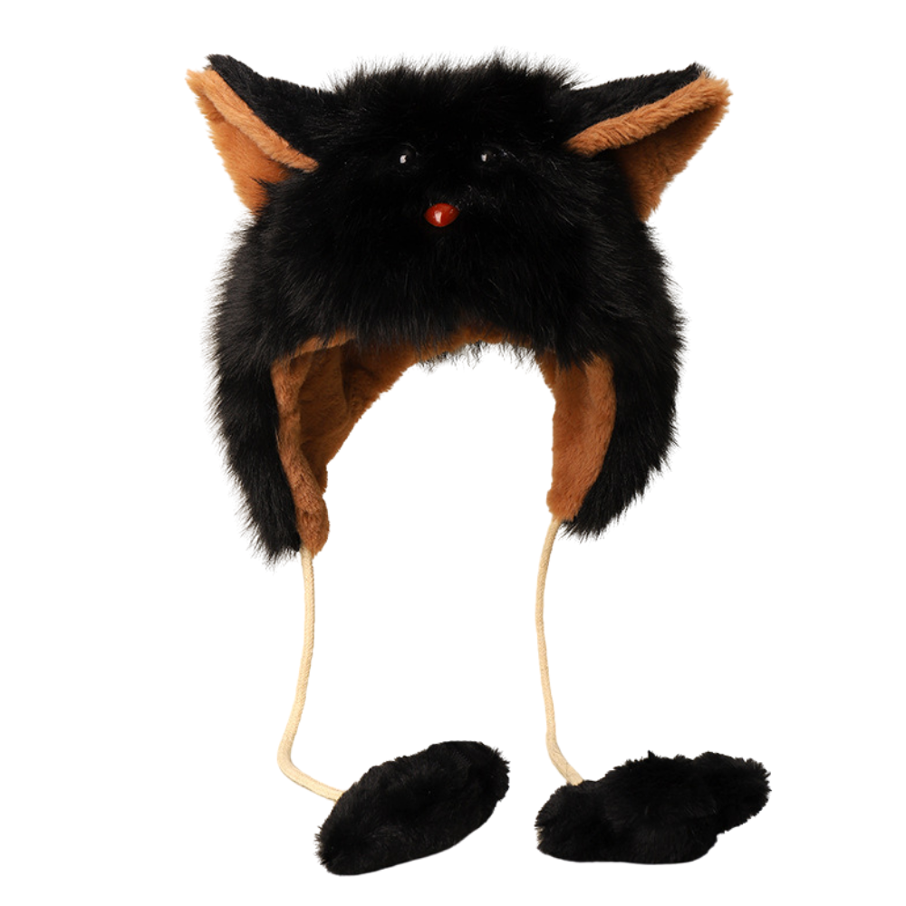 Raccoon Windproof Plush Hat