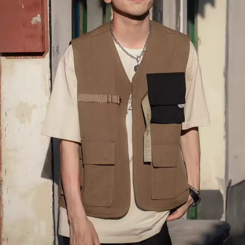 Japanese Pure Cotton Work Vest