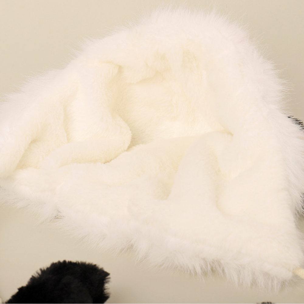 Raccoon Windproof Plush Hat