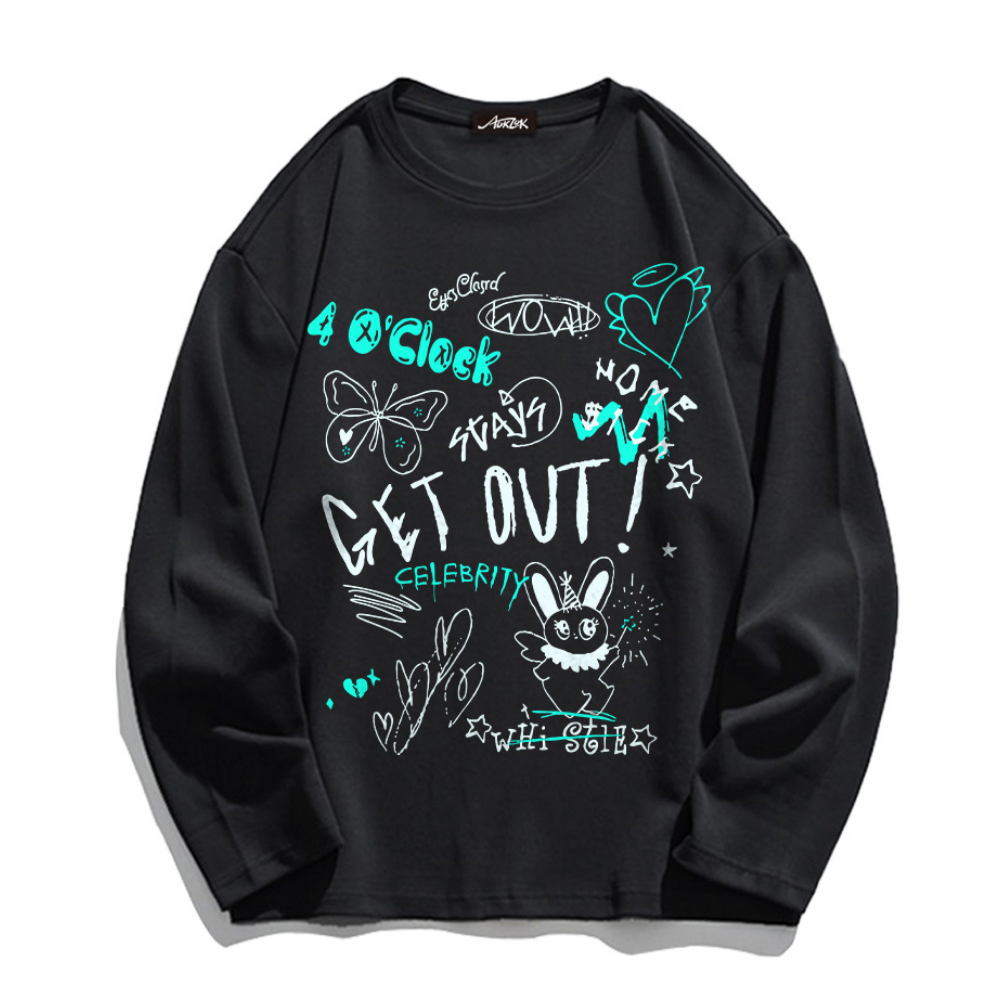 Street Graffiti Long Sleeve Shirt