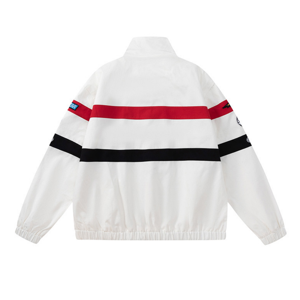 Street Biker Stand Collar Jacket