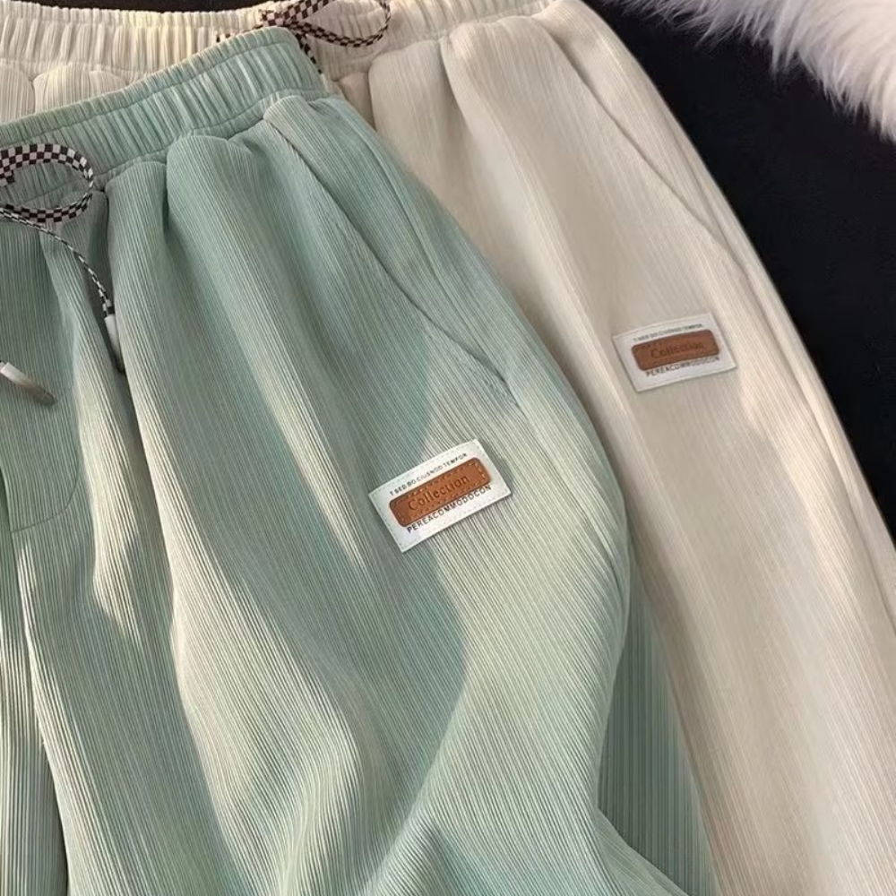 Summer Ice Silk Straight Leg Sports Shorts