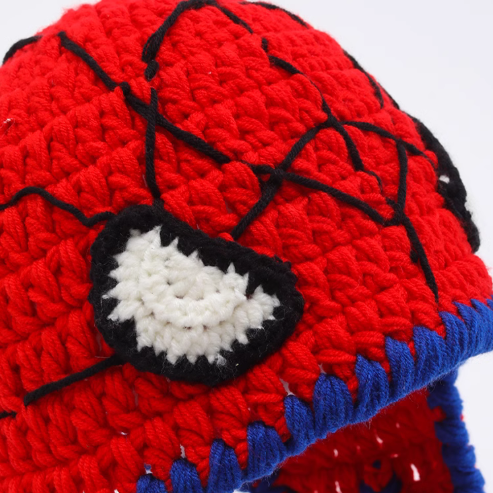 Spiderman Knitted Hat