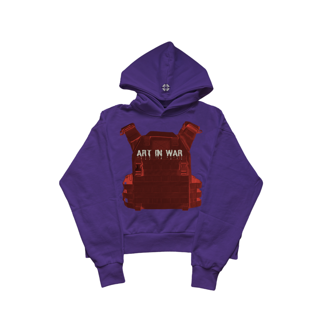 Art In War Vest Hoodie