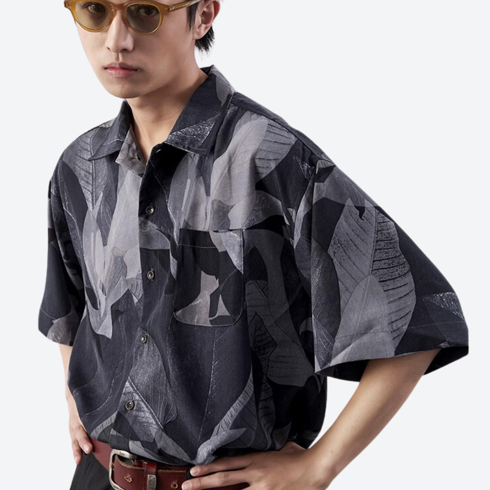 American Vintage Canvas Print Shirt