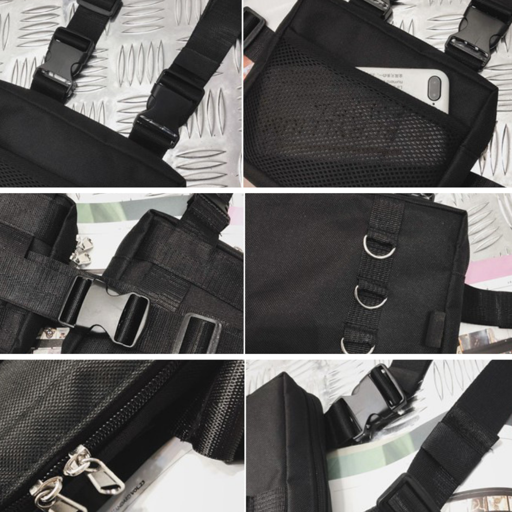 Functional Tactical Hip Hop Belt Bag