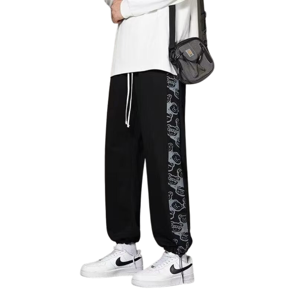 Funny Cartoon Bear Sweatpants