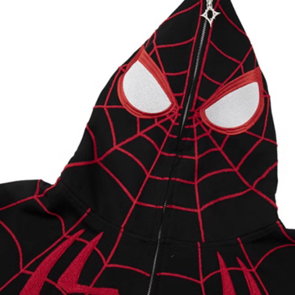 🔥High Street Spider Jacquard Hoodie