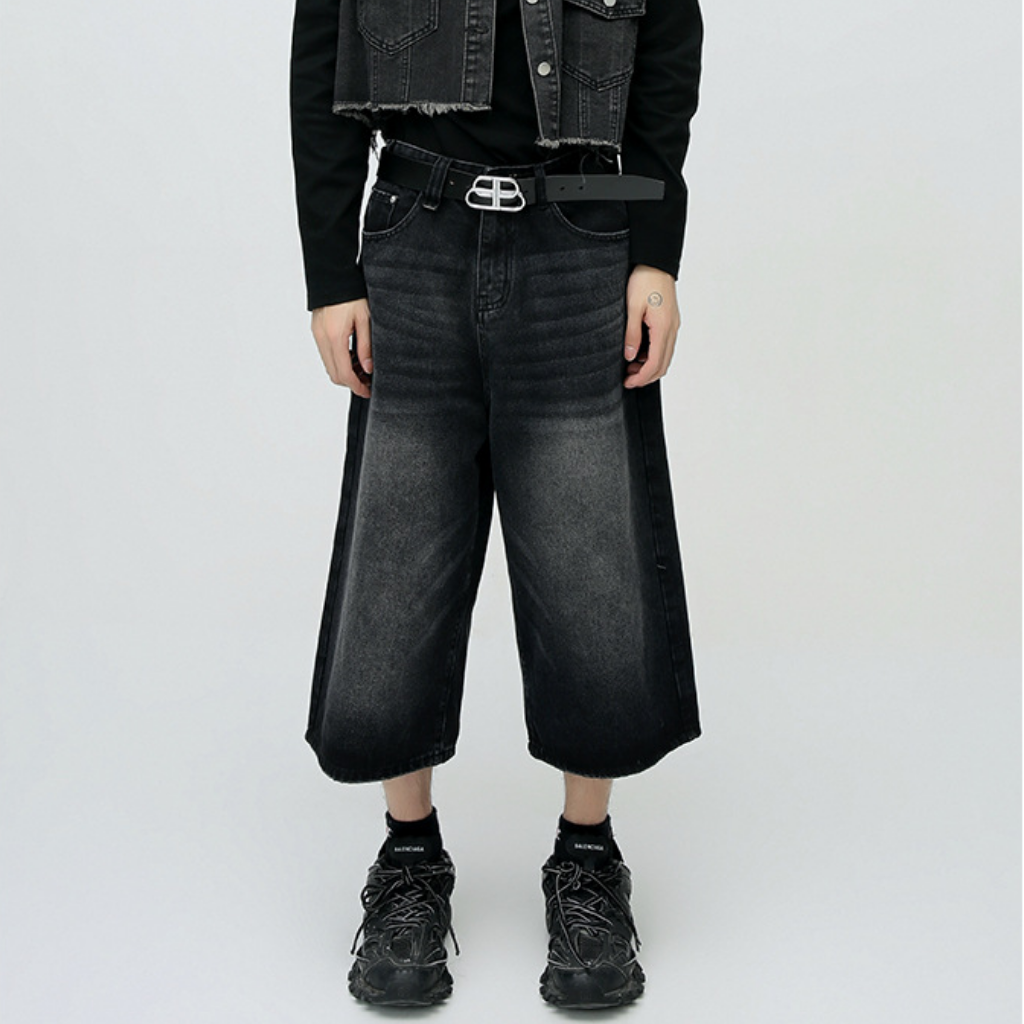 Retro Versatile Denim Shorts