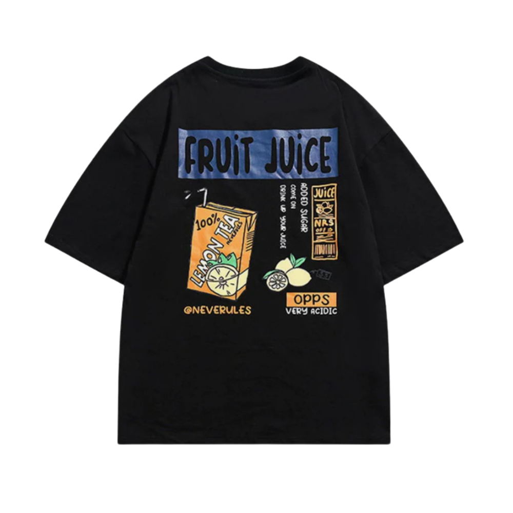 FRUIT JUICE Graphic Cotton T-Shirt