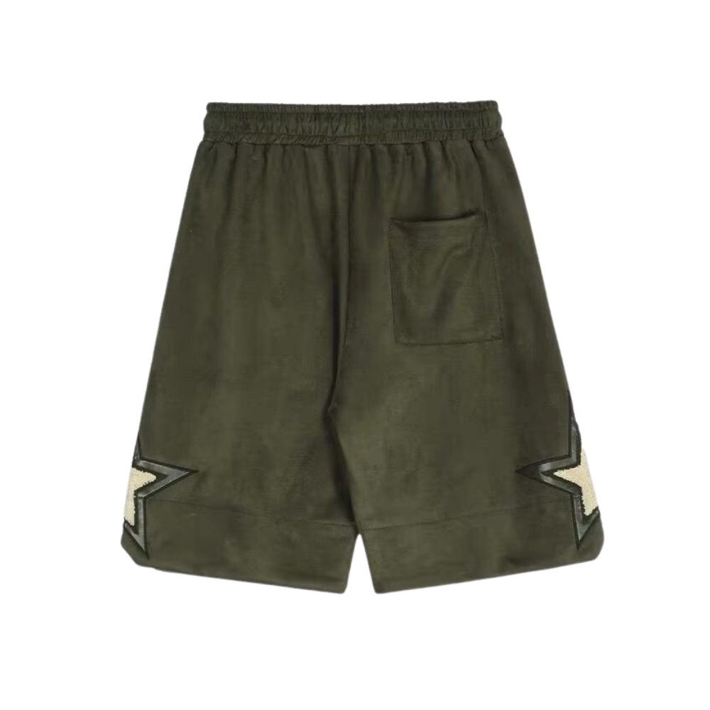 Vintage Alphabet Flocked Jacquard Shorts