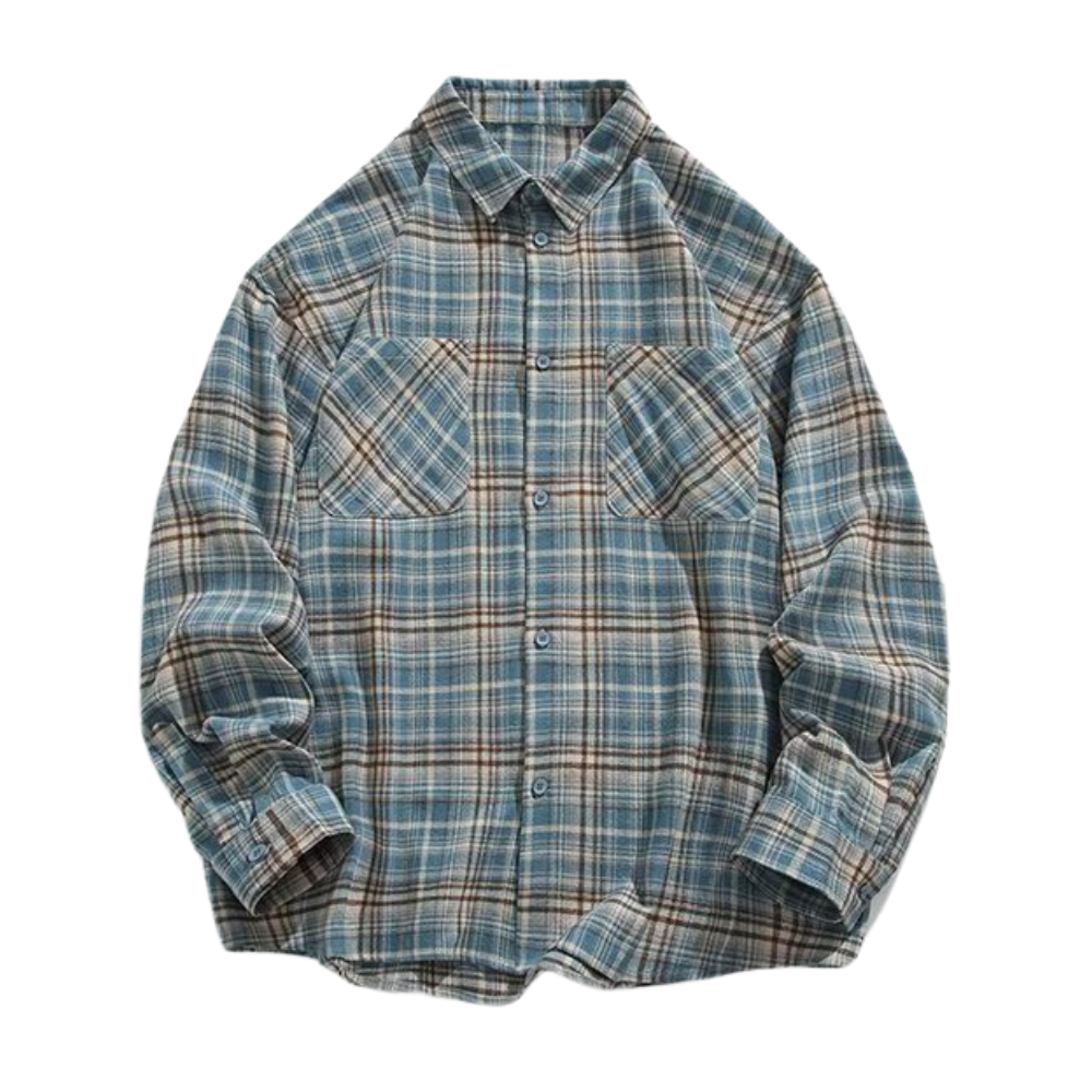 Japanese Rendered Plaid Shirt