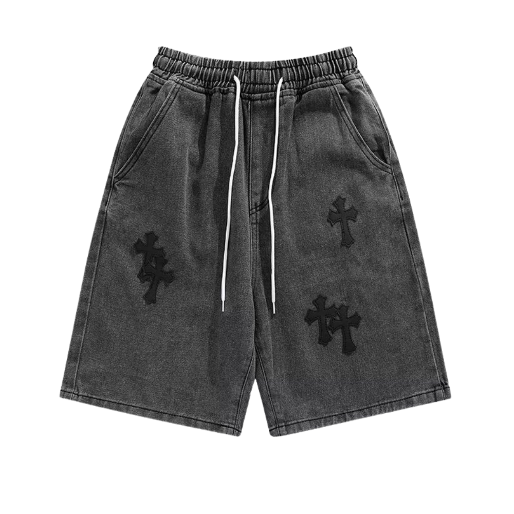 Cross Drawstring Shorts