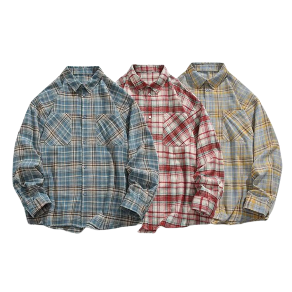 Japanese Rendered Plaid Shirt