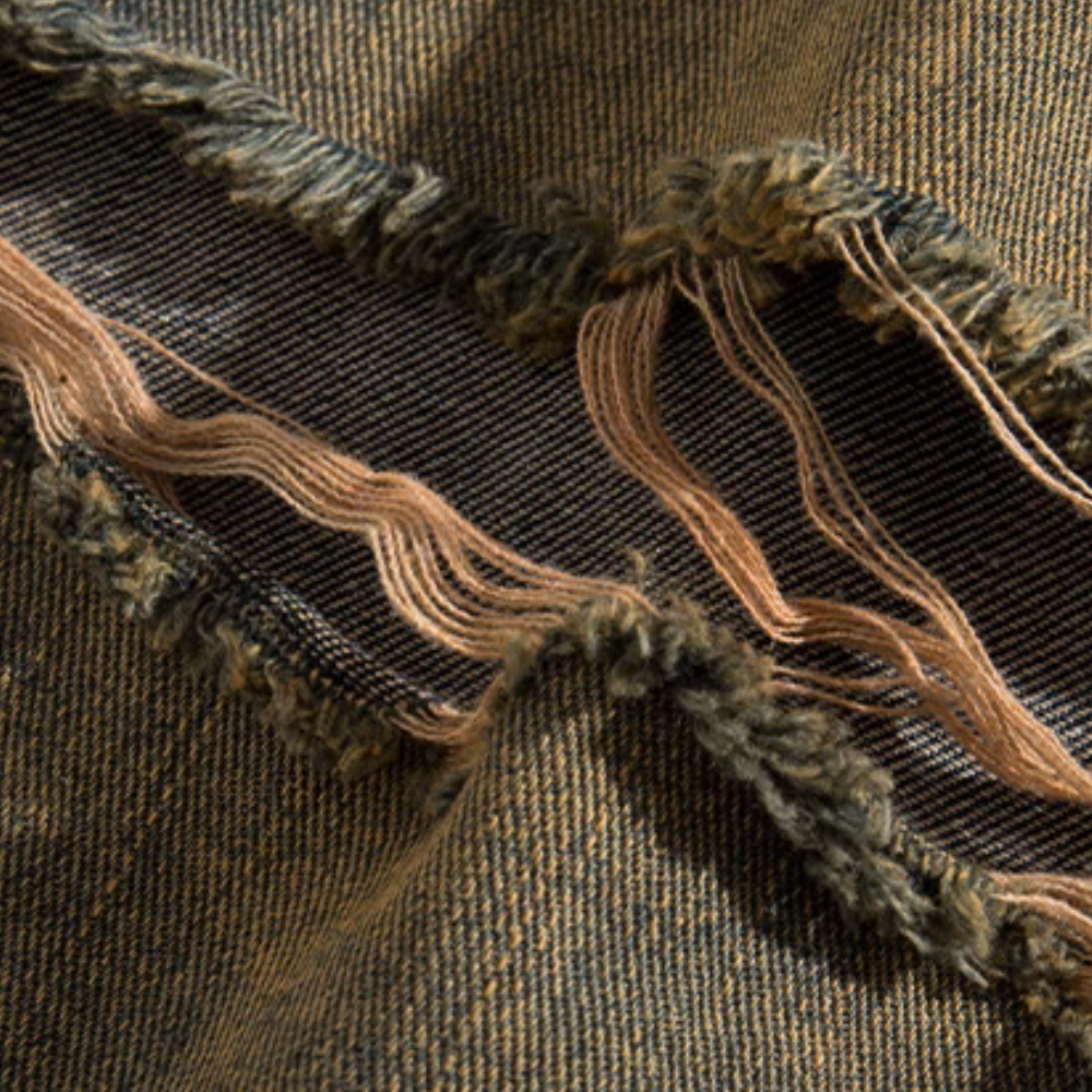 High Street Distressed Denim Shorts