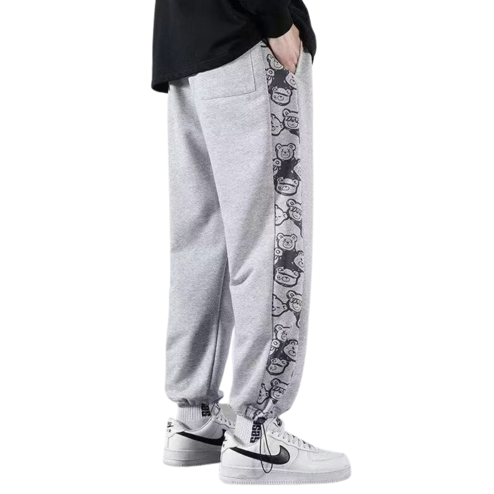 Funny Cartoon Bear Sweatpants