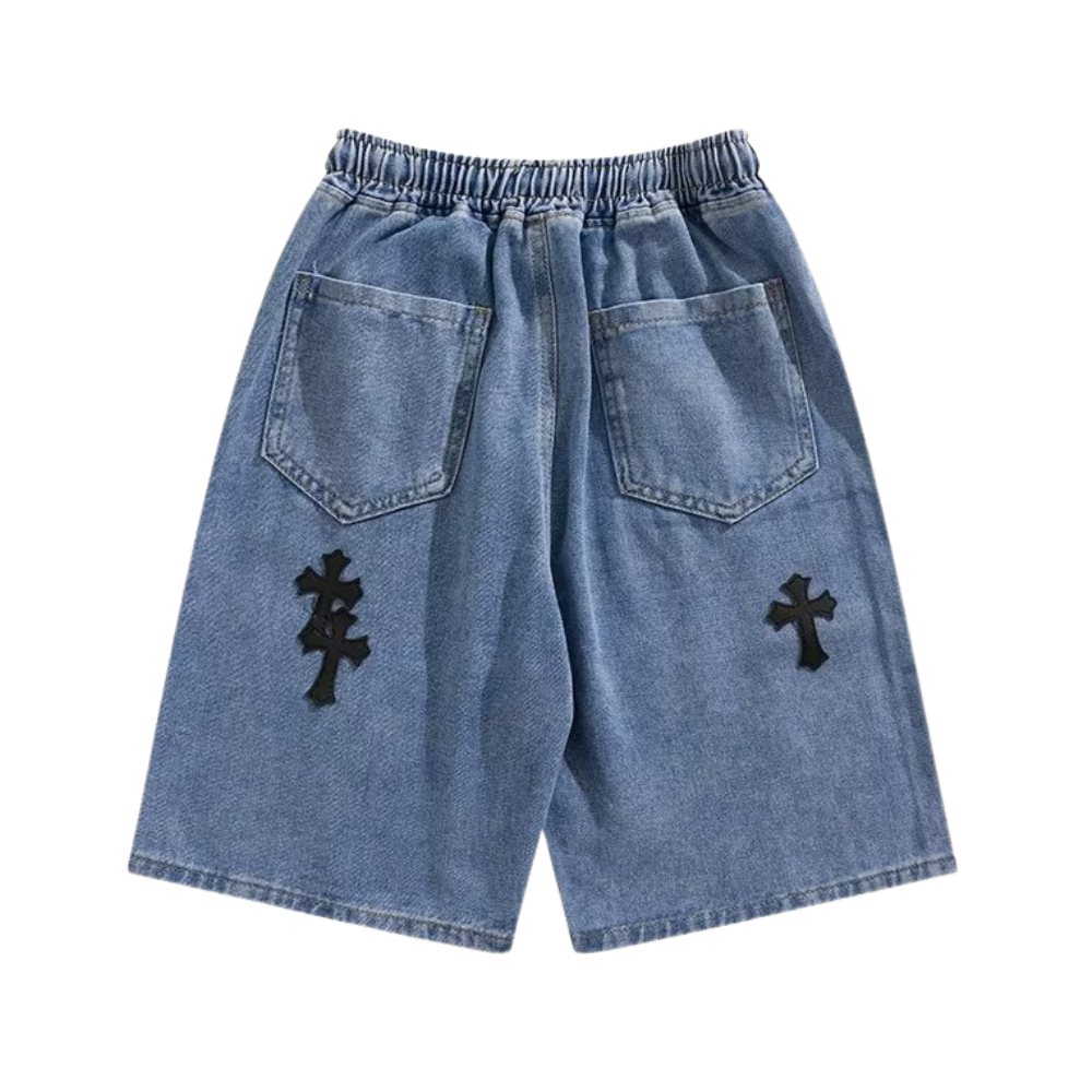 Cross Drawstring Shorts