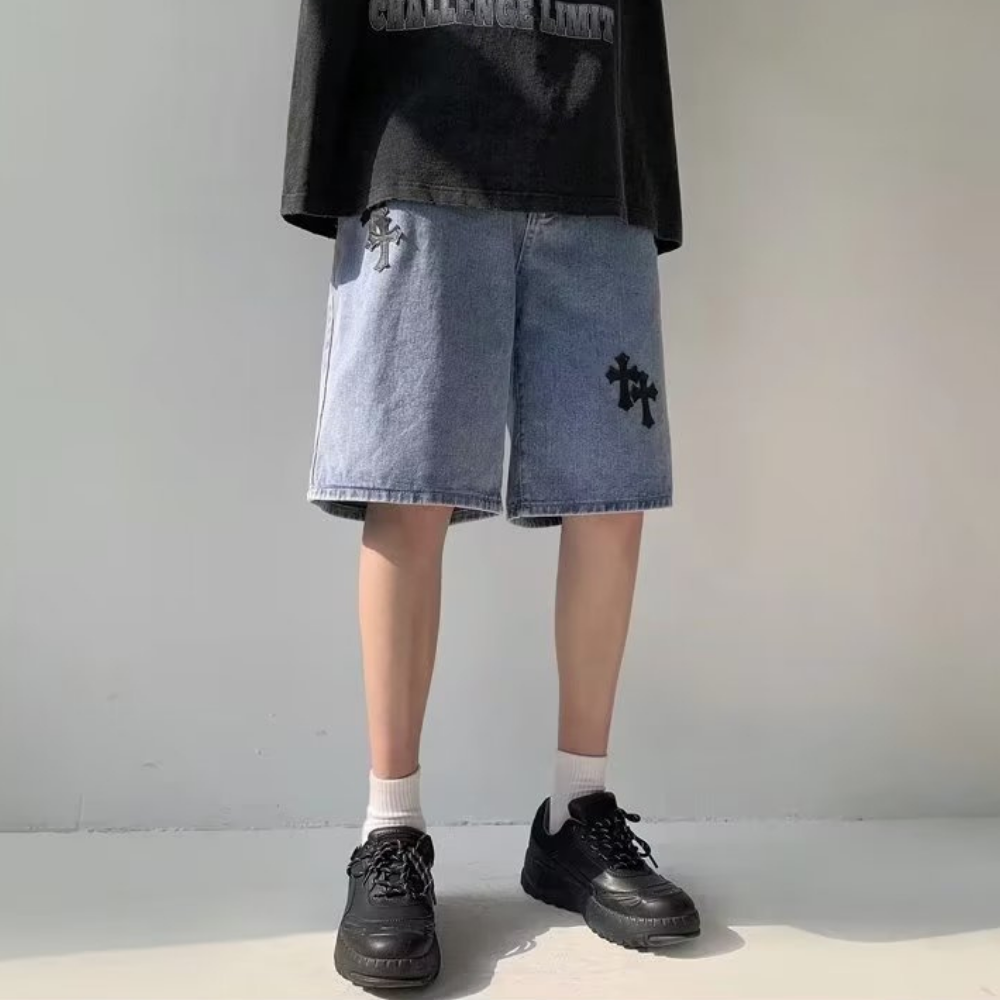 Cross Drawstring Shorts