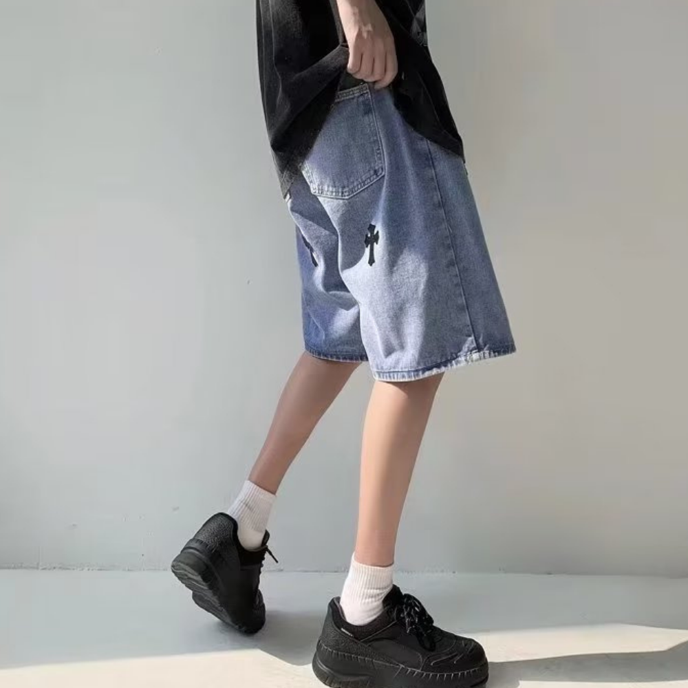 Cross Drawstring Shorts