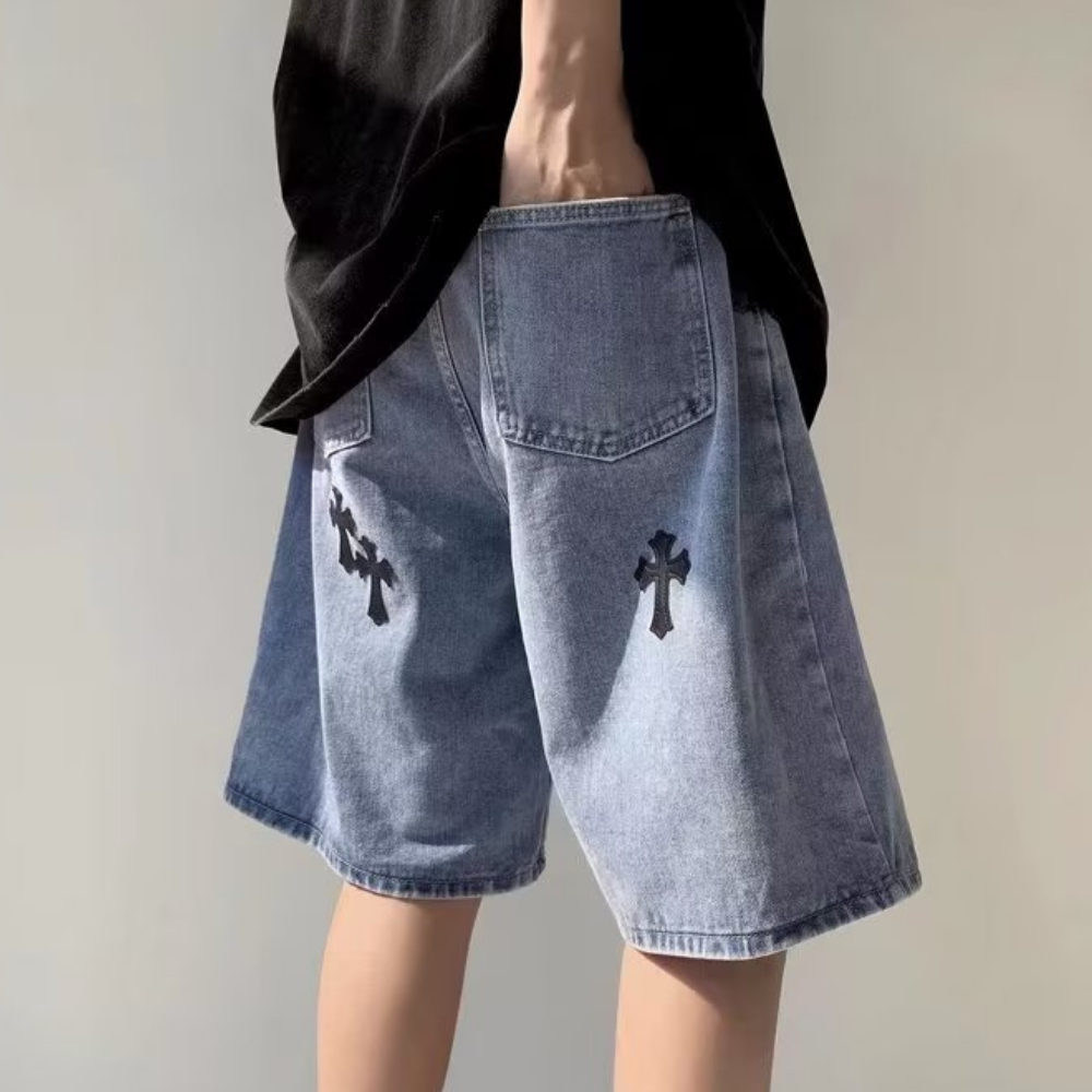 Cross Drawstring Shorts