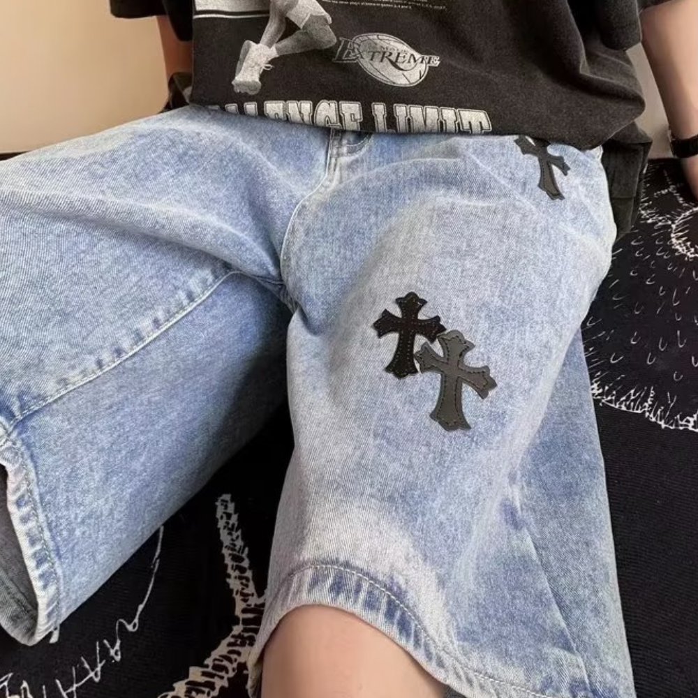 Cross Drawstring Shorts