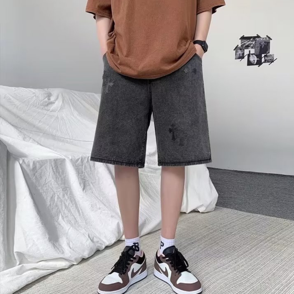 Cross Drawstring Shorts