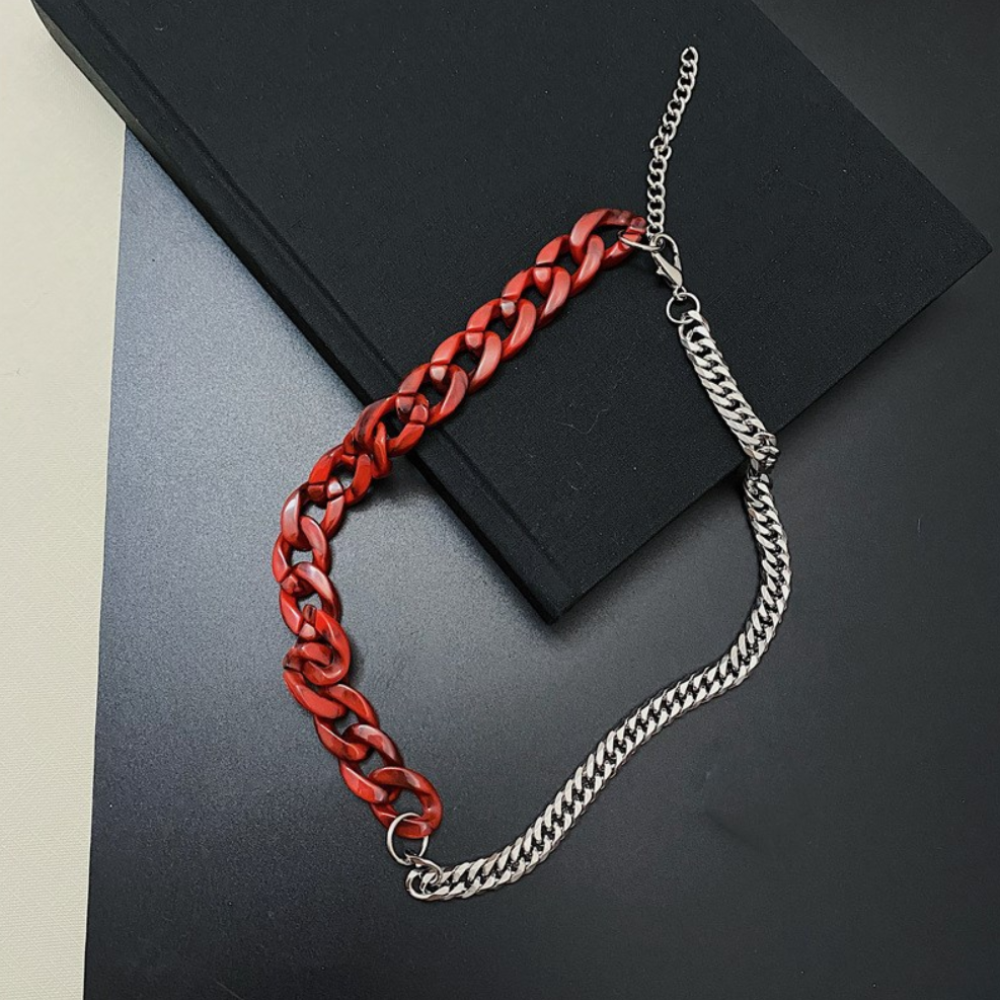 Street Panel Cuban Chain Necklace