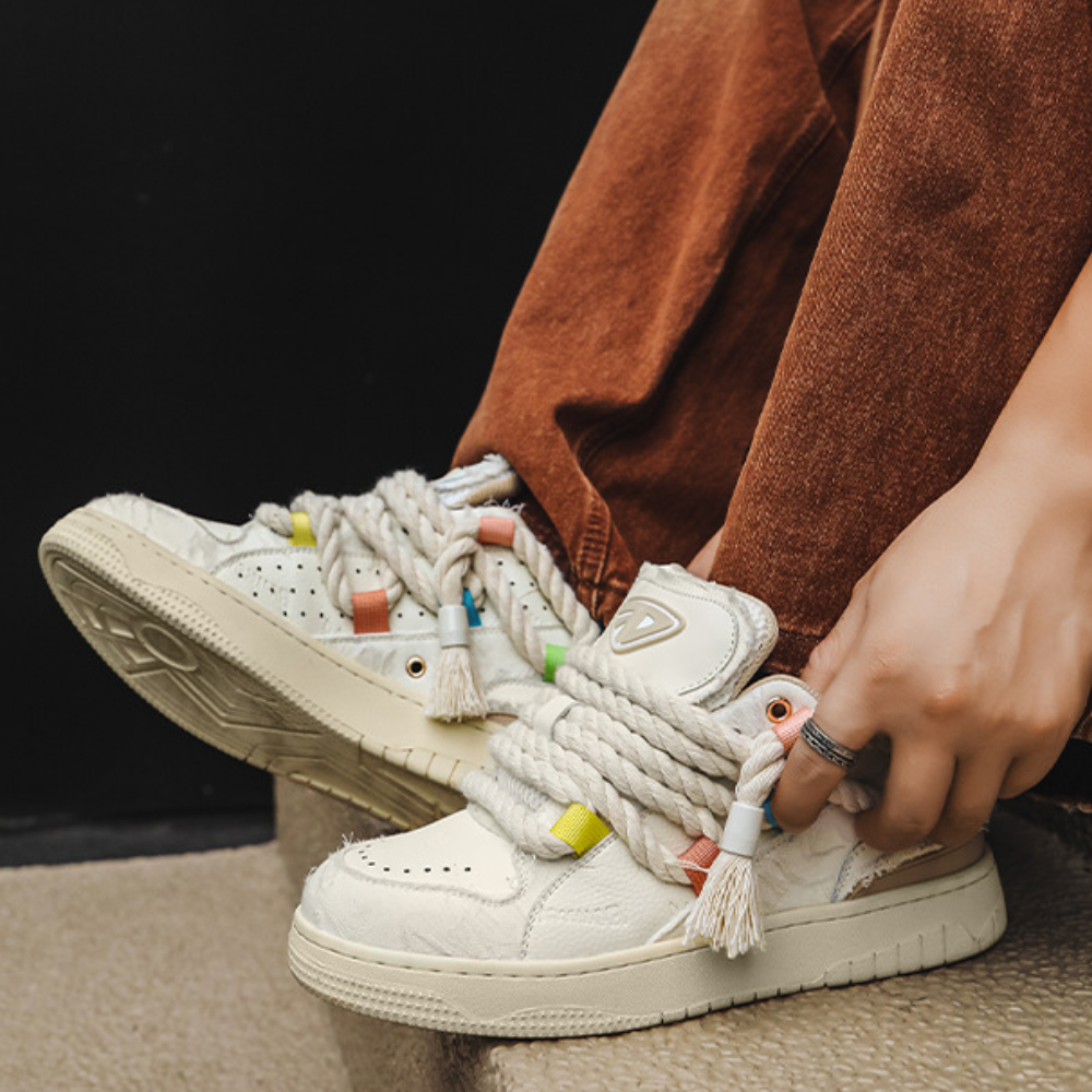 Street Worn Distressed Casual Shoes