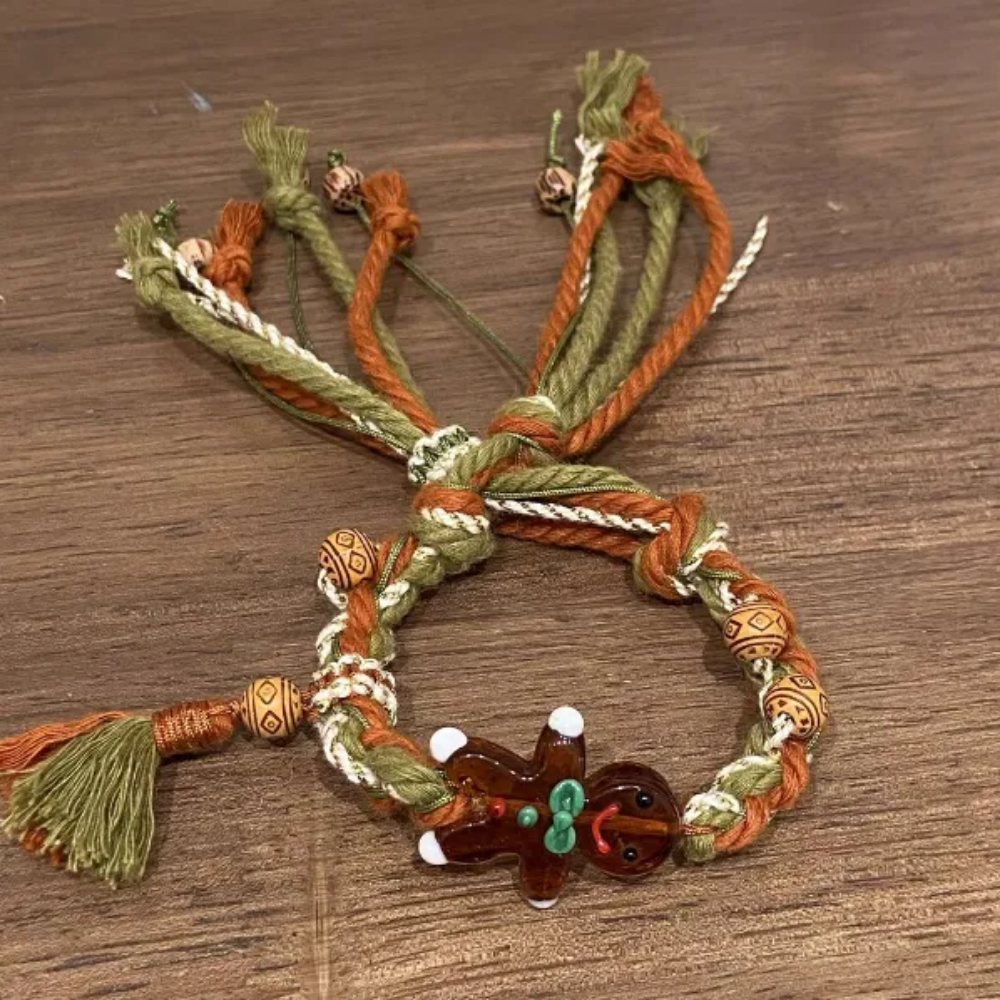 Special Christmas Woven Bracelet