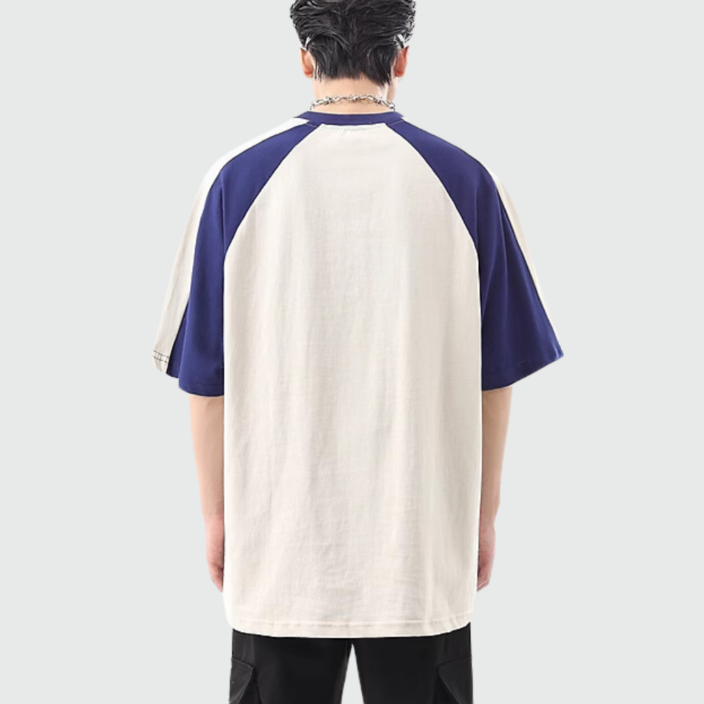 Vintage Raglan Sleeve Couple T-Shirt