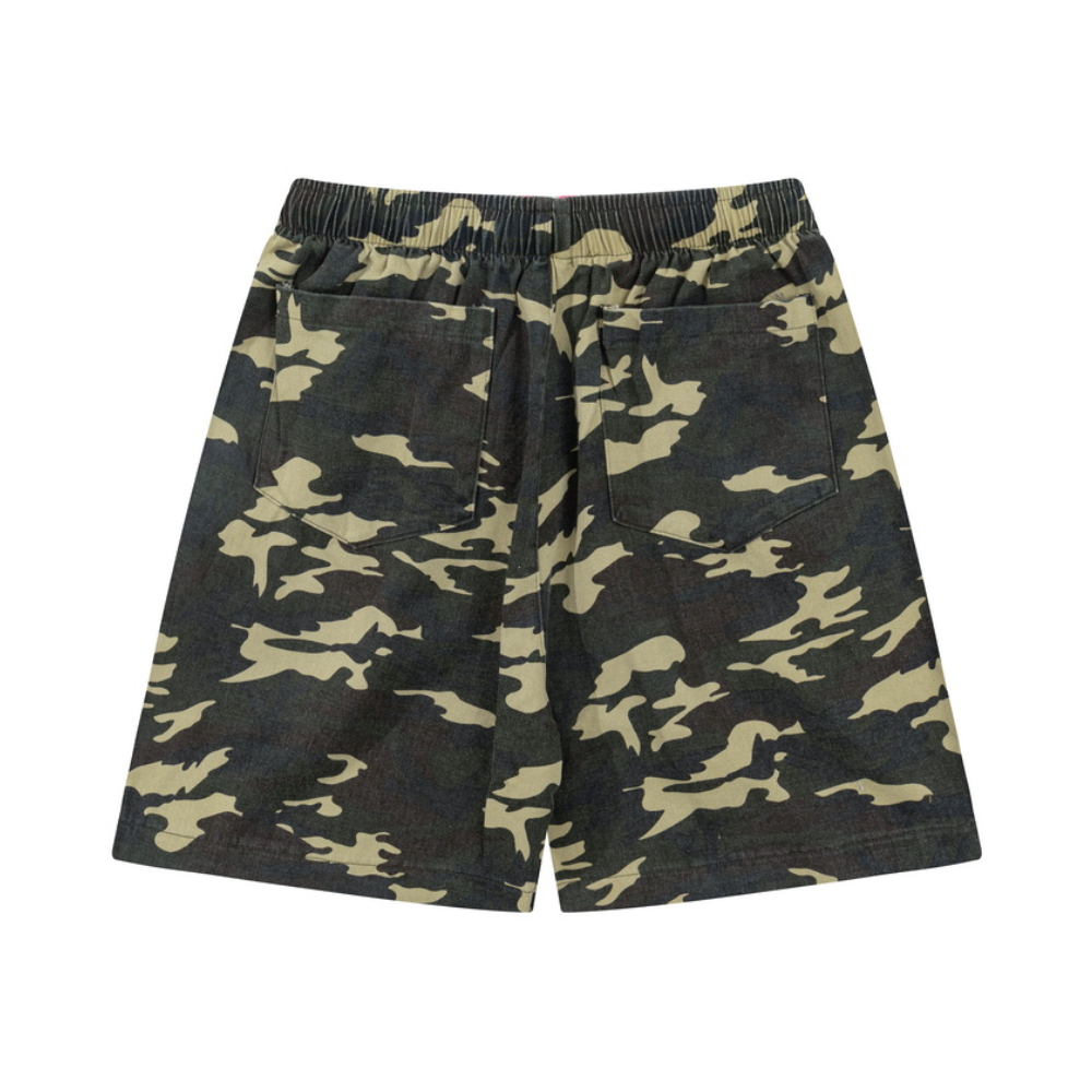 Street Camouflage Alphabet Shorts