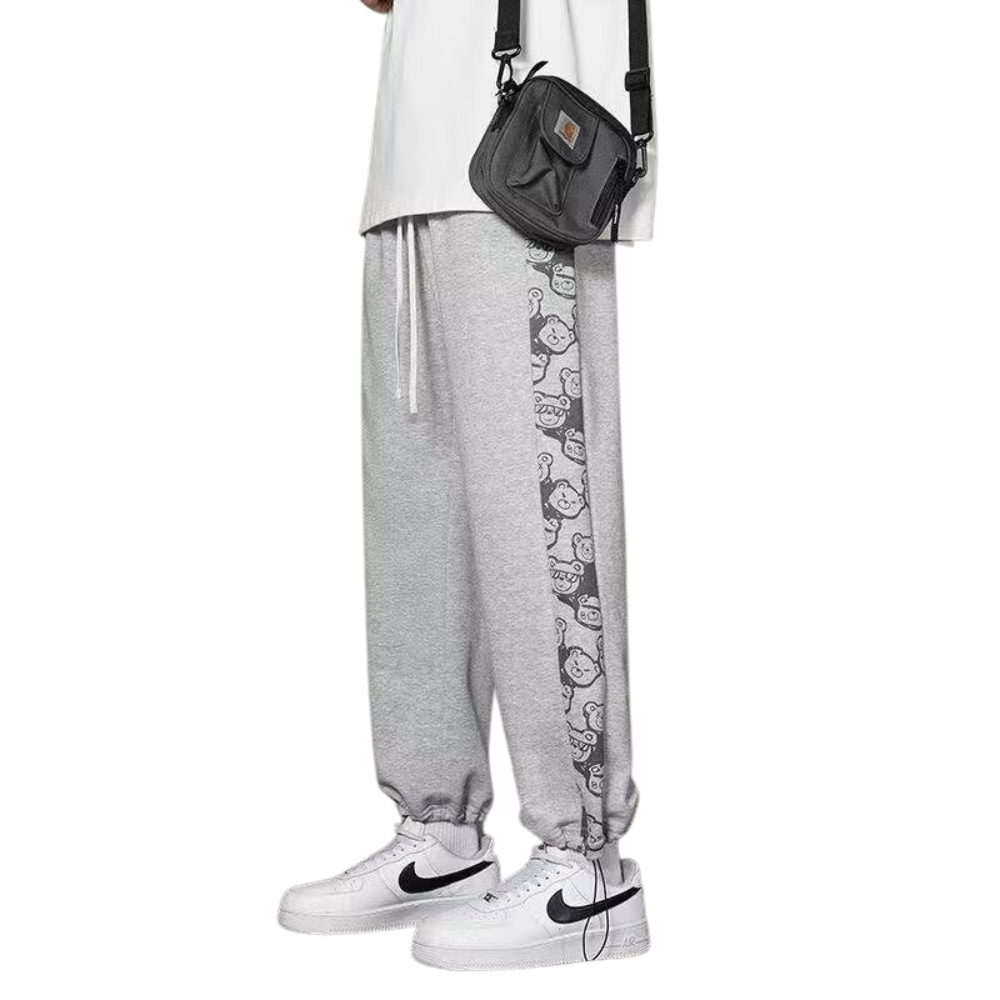 Funny Cartoon Bear Sweatpants