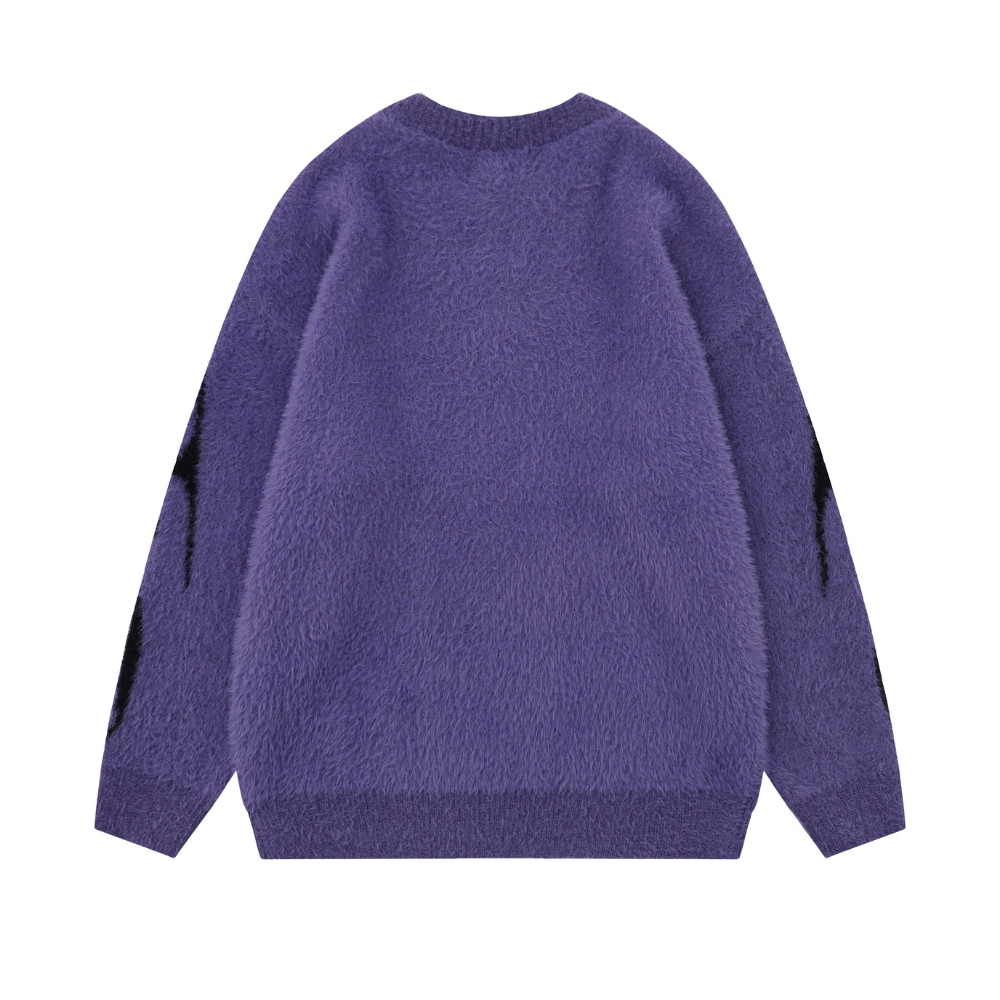 OOC' High Street Devil Pattern Jacquard Sweater