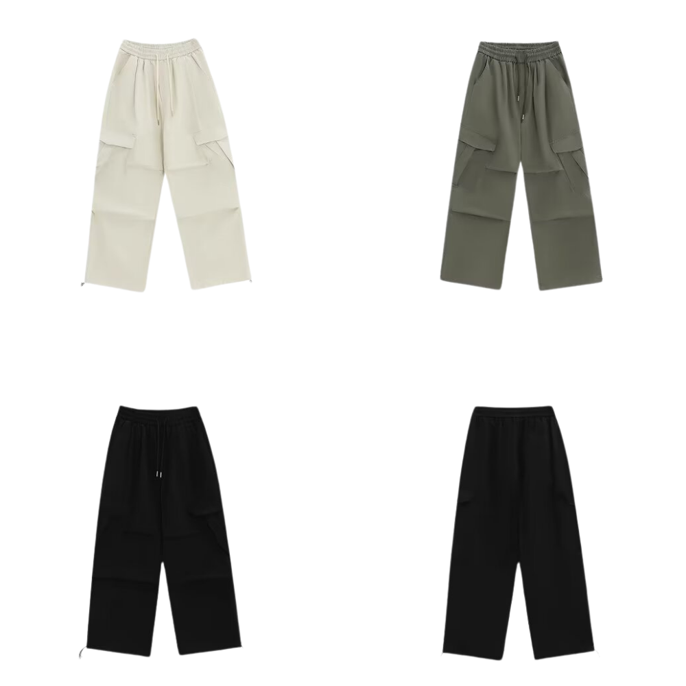 Couple's Cool Pleated Cargo Pants