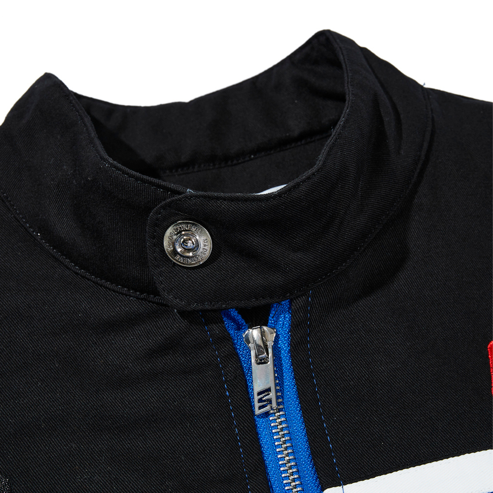 Motorcycle Style high street stand-up Jacket