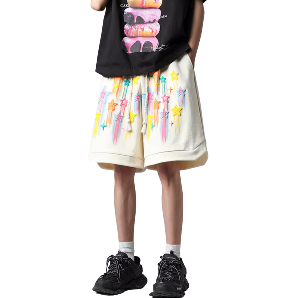 Street Pentagram Sports Cotton Shorts