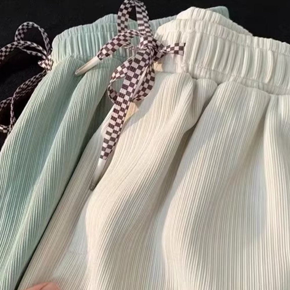 Summer Ice Silk Straight Leg Sports Shorts