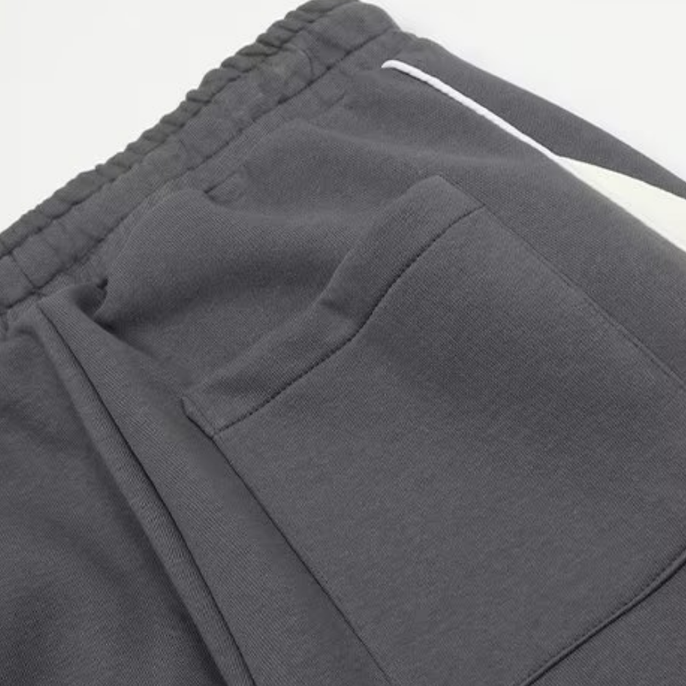 Women's Japanese Patchwork Straight-leg Sweatpants