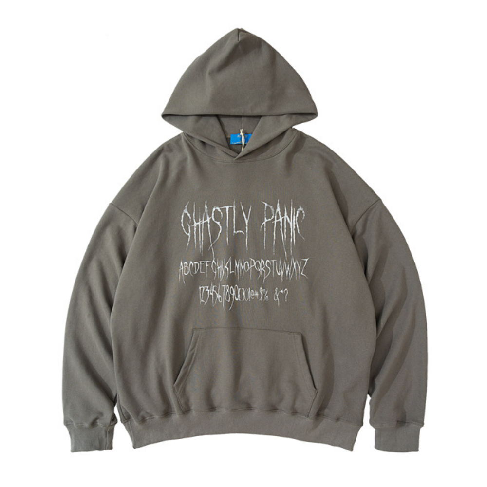 Hip-Hop Letter Print Hoodie