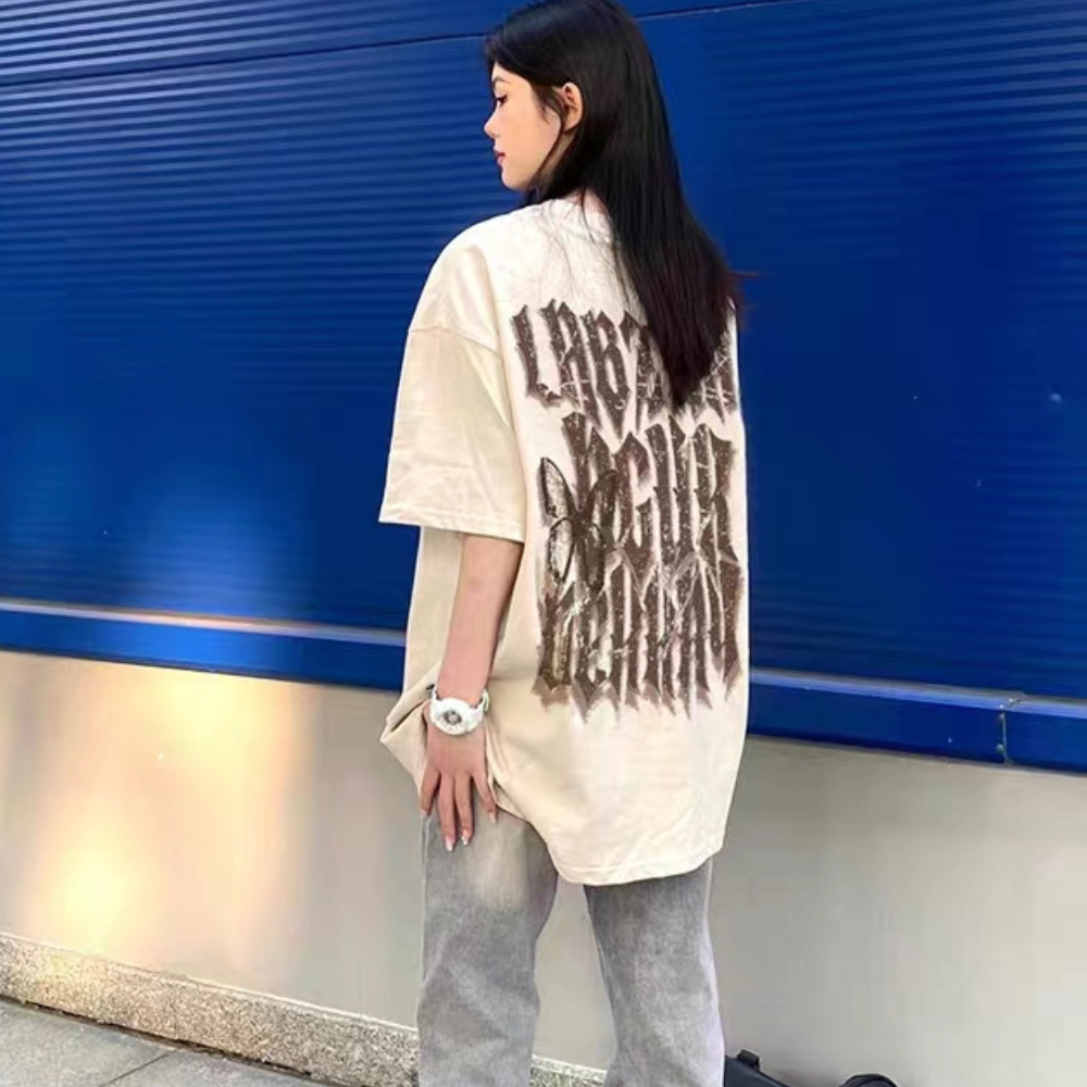High Street Butterfly Letter T-shirt