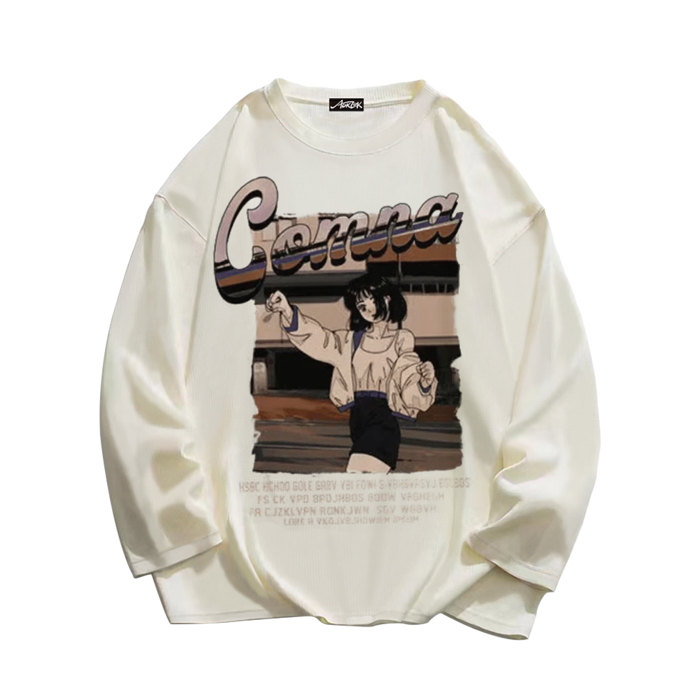 Urban ‘Japanese Girl’ Long Sleeve Shirt
