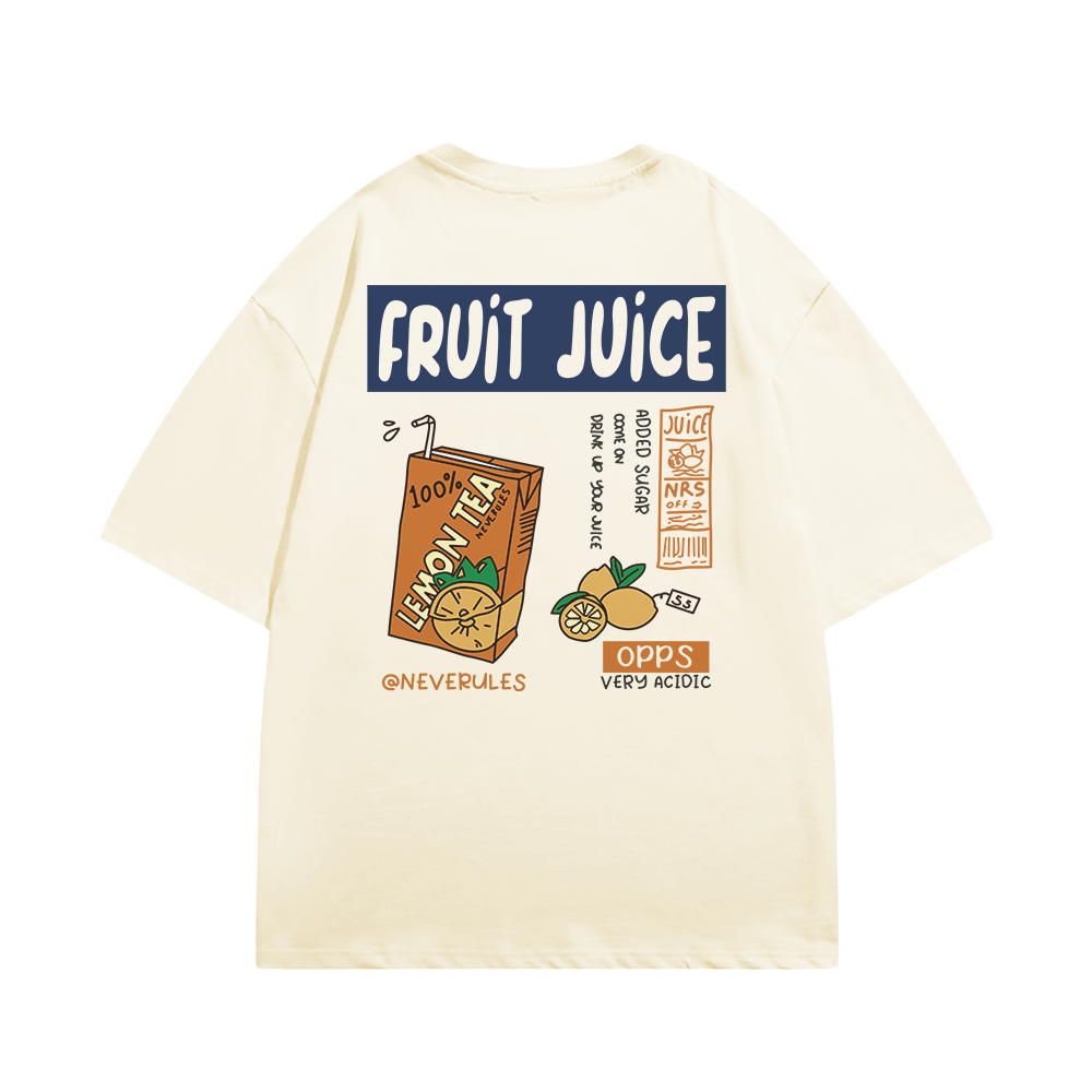 FRUIT JUICE Graphic Cotton T-Shirt