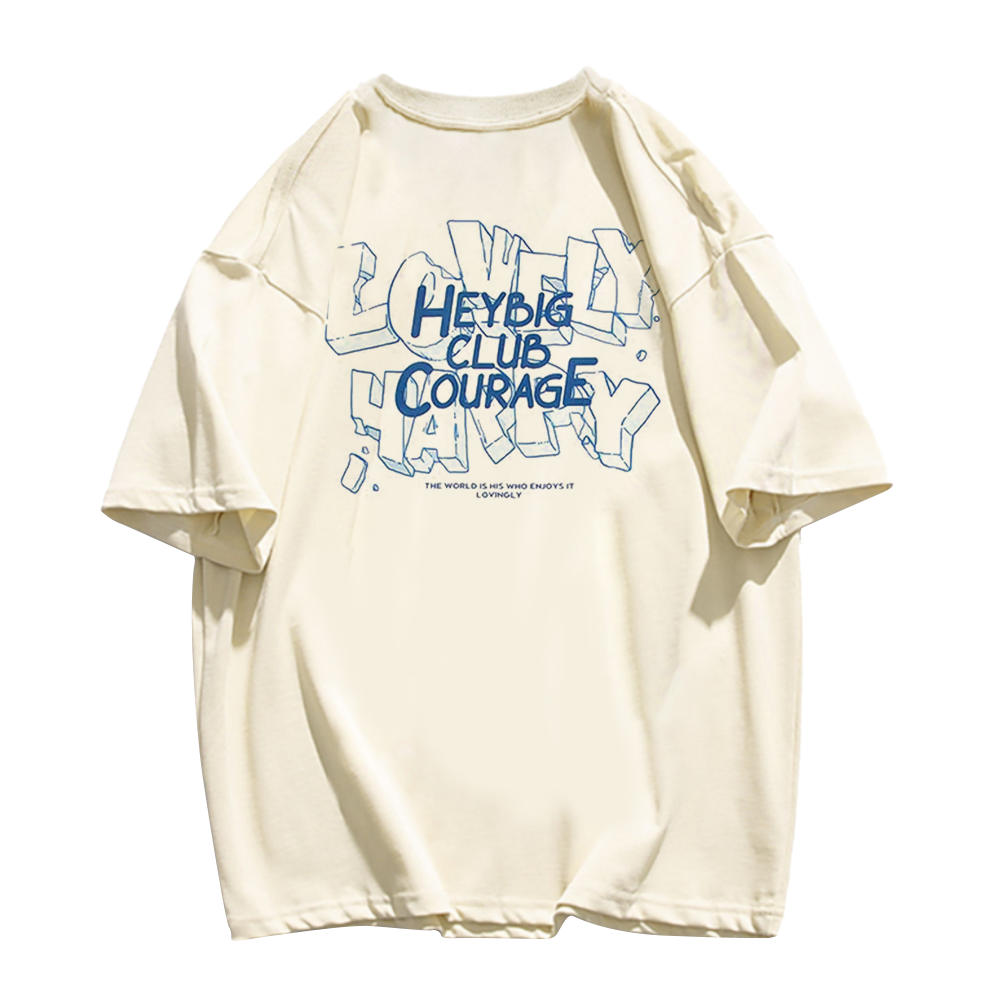 3D Letters T-Shirt