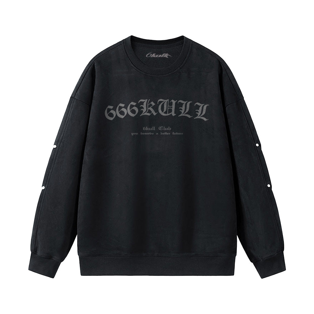 6Kull Heavy Suede Wing Sweatshirt