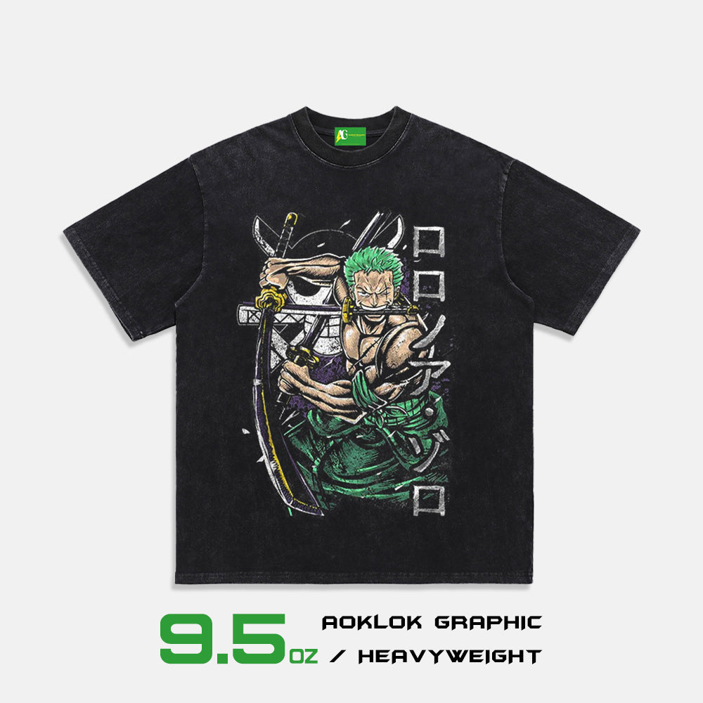 AG® Animation Three Blades Washed T-Shirt