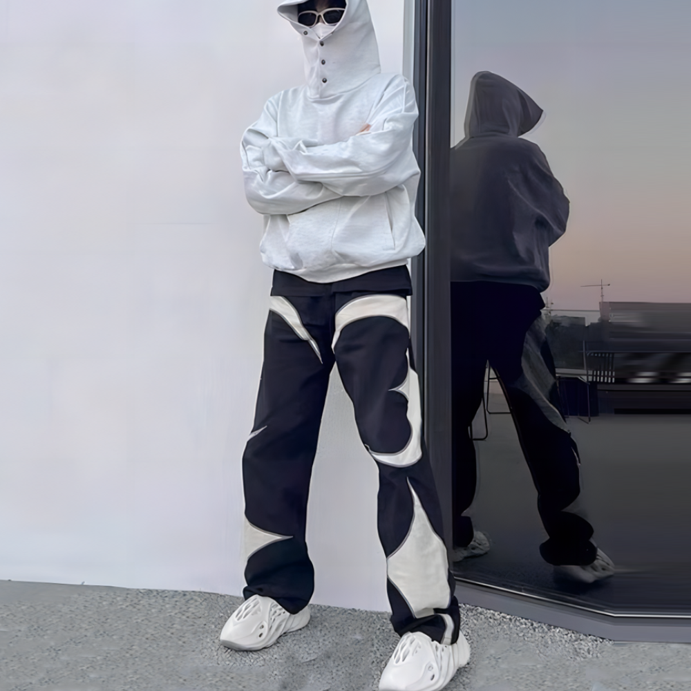 🔥American Hip Hop Street Versatile Printed Jeans