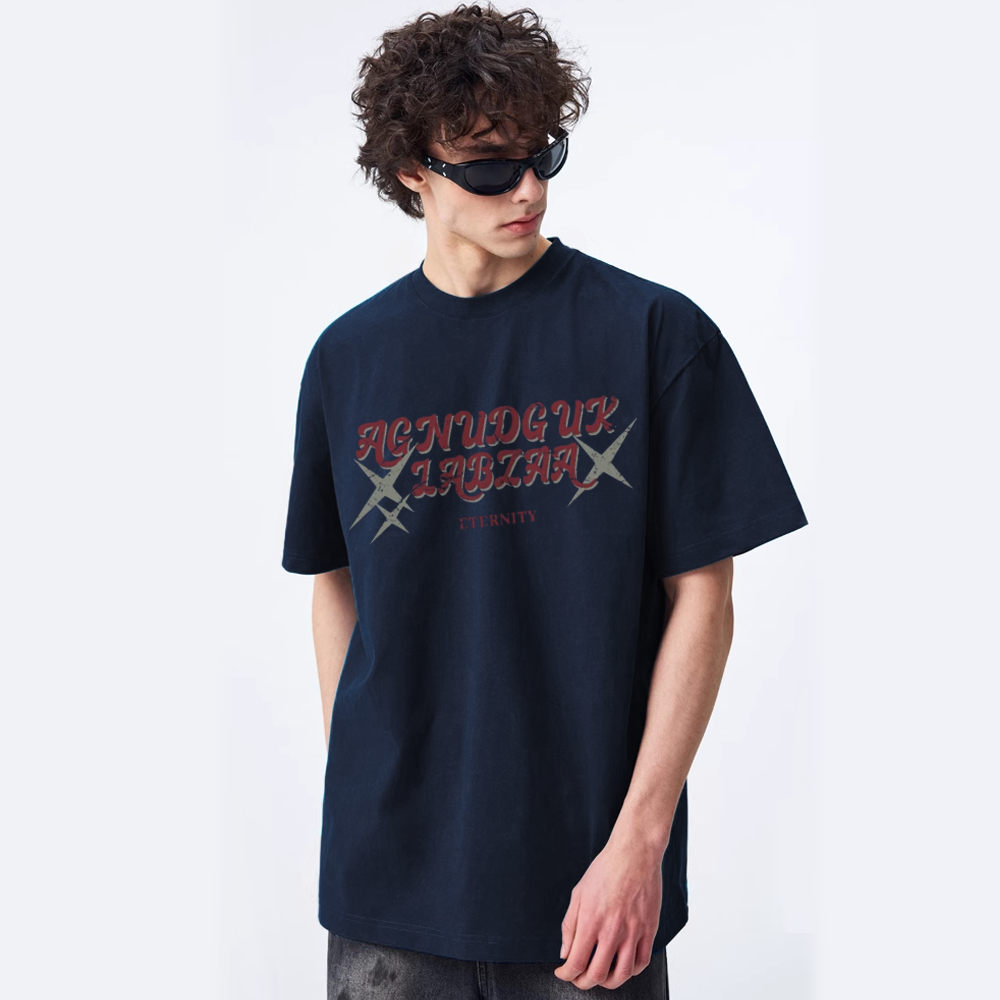 American Star Letter Print T-shirt