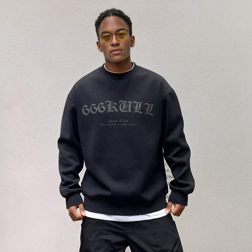 6Kull Heavy Suede Wing Sweatshirt