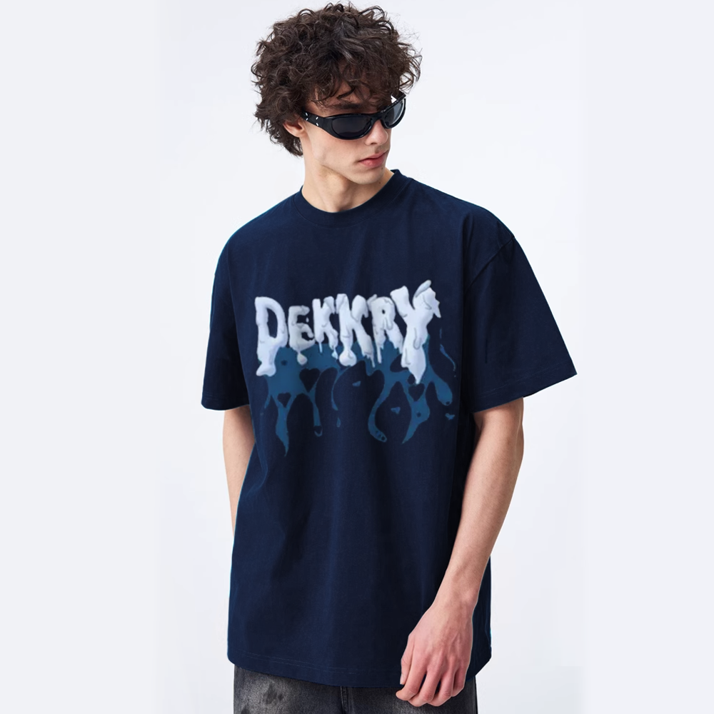 Street Graffiti Alphabet Print T-shirt