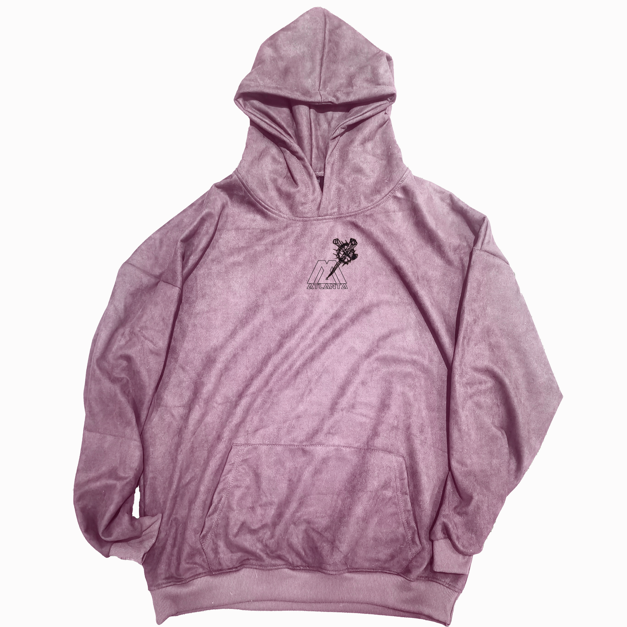 Anime ‘Forgive Them’ Suede Hoodie